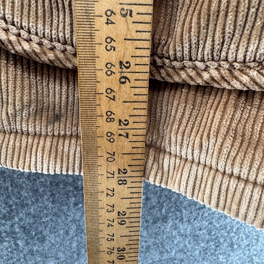 Towncraft Corduroy Jacket Mens L Brown Faux Shearling Lined Vintage Penneys - Picture 8 of 12